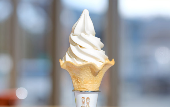 リンゴソフトクリーム